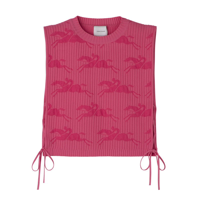 Prendas De Punto Longchamp Top Mujer Rosas | LC-MDGV5181