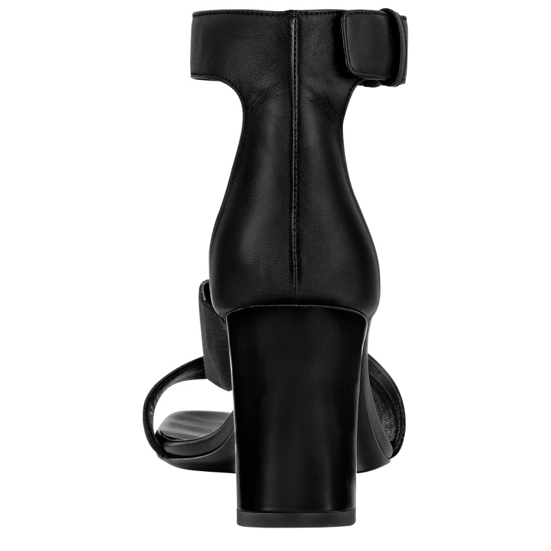 Sandalias Longchamp La Baronne Pumps Mujer Negras | LC-ZTIG8954