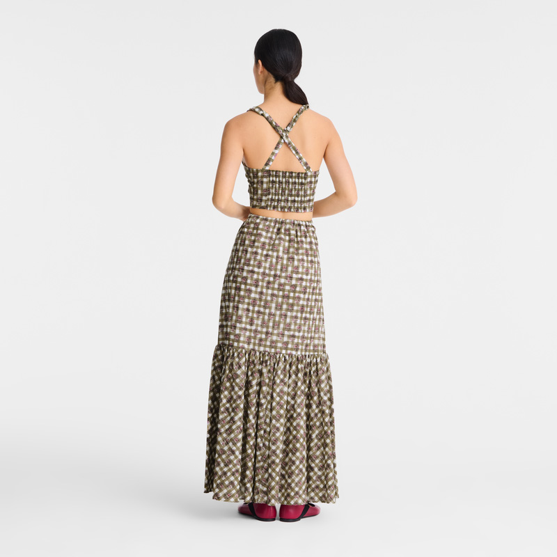 Vestido Longchamp Long skirt Mujer Artichoke | LC-UKNR8188