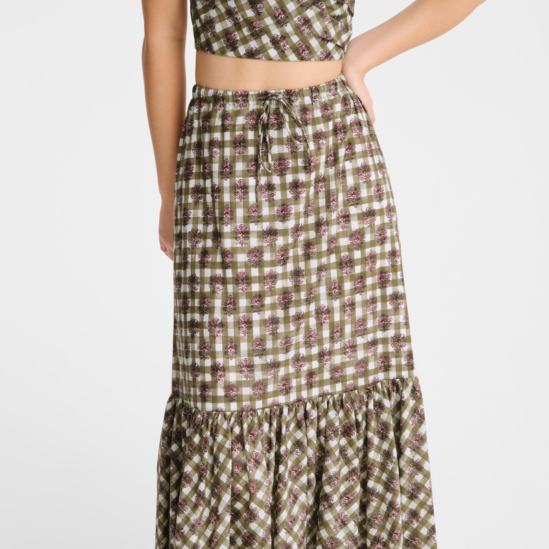 Vestido Longchamp Long skirt Mujer Artichoke | LC-UKNR8188