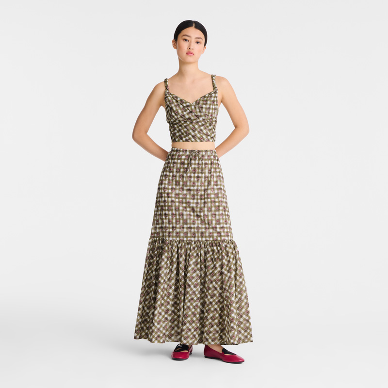 Vestido Longchamp Long skirt Mujer Artichoke | LC-UKNR8188
