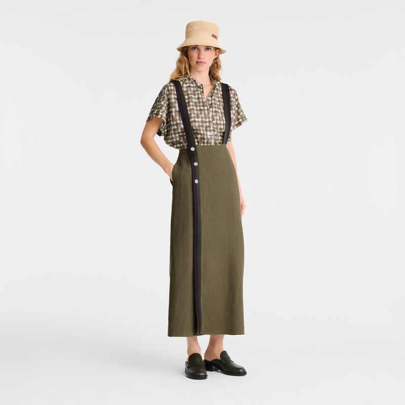 Vestido Longchamp Midi skirt Mujer Artichoke | LC-BYNJ2346