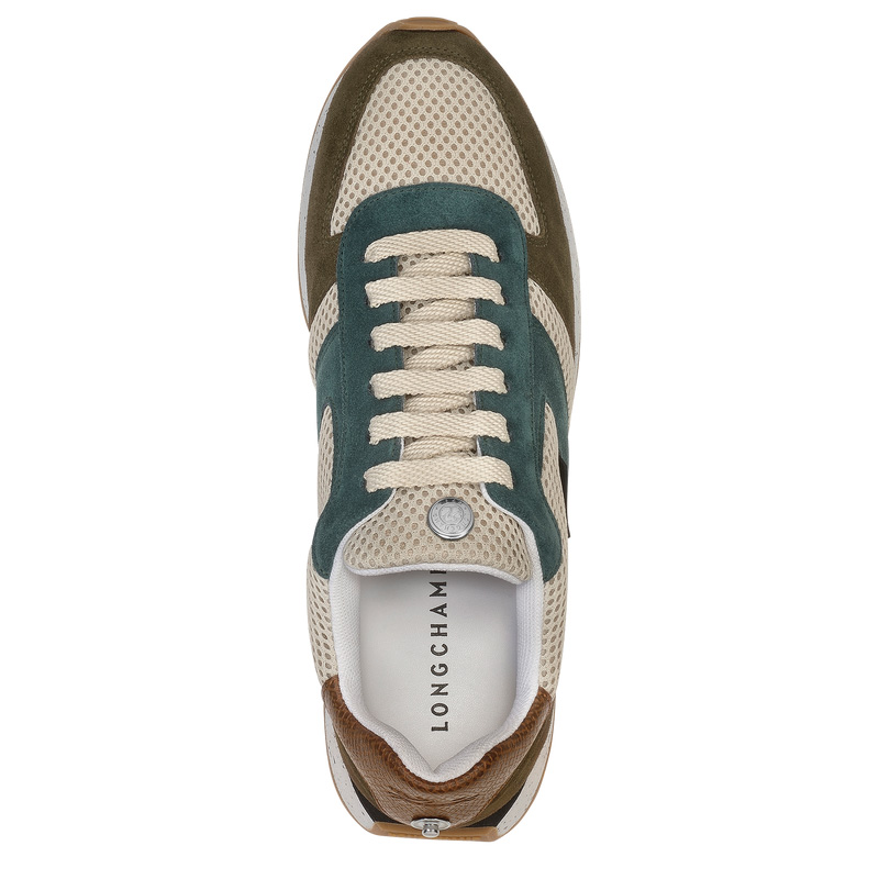Zapatillas Longchamp Le Pliage Green Sneakers Mujer Cedar | LC-VKZC6105